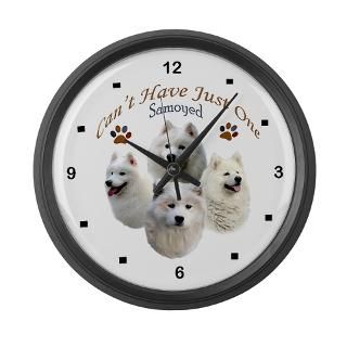 Samoyed Cant Have Just One Large Wall Clock for $40.00