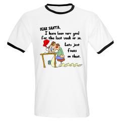 Dear Santa Funny Christmas T Shirt by Admin_CP8964828