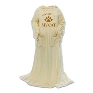 Cat Gifts  Cat Home Decor  PropOfCat Warm Snuggie Sleeved Blanket