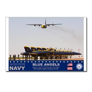 Blue Angels C 130 Hercules Postcards (Package of 8 for $9.50