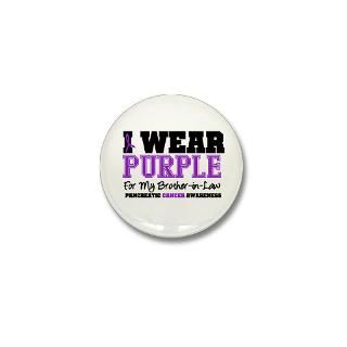 Pancreatic Cancer Purple Ribbon Button  Pancreatic Cancer Purple