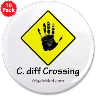 diff Crossing Sign 02 3.5 Button (10 pack)
