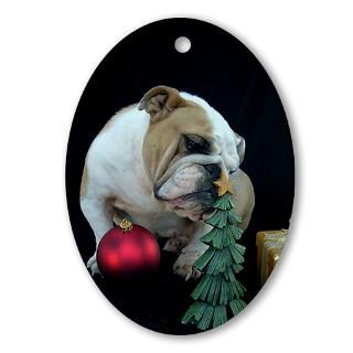 Old English Bulldog Christmas Ornaments  Unique Designs