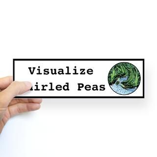 Whirled Peas Stickers  Car Bumper Stickers, Decals