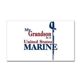 Marine Grandson Stickers  Car Bumper Stickers, Decals