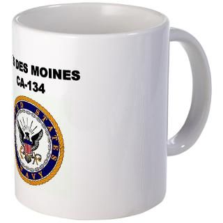 134 Gifts  134 Drinkware  USS DES MOINES Mug