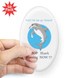 Stop Finning Oval Sticker (50 pk) for $140.00