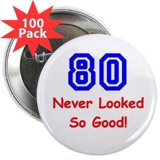 80th birthday 2 25 button 100 pack $ 137 49