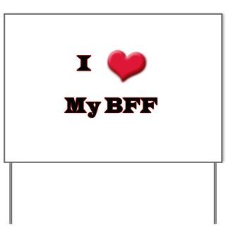 Love (Heart) My BFF Note Cards (Pk of 20)
