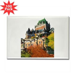 frontenac castle quebec city rectangle magnet 100 $ 147 99