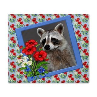 Adorable Gifts  Adorable Bedding  Raccoon Flower King Duvet