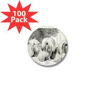 Golden Lhasa Apso Mini Button (100 pack)