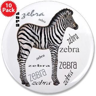 Baby zebra 2.25 Button (100 pack)