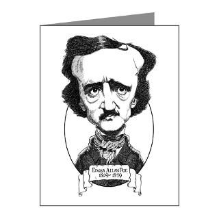 Edgar Allan Poe Thank You Note Cards