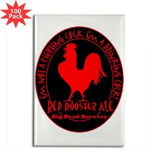 drinking rooster rectangle magnet 100 pack $ 156 99