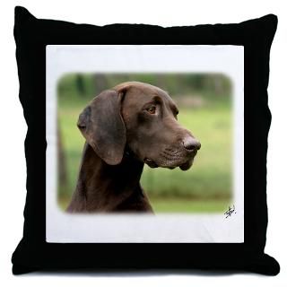 More Fun Stuff  German Shorthaired Pointer 9Y163D 159 Throw Pillow
