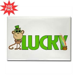 lucky monkey rectangle magnet 100 pack $ 164 99