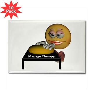 Massage Therapy Rectangle Magnet (10 pack)