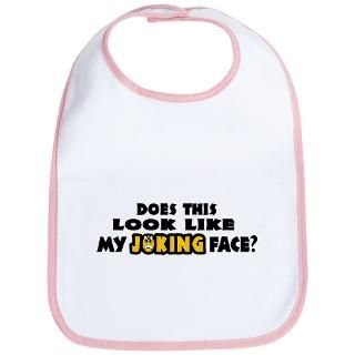 Anger Gifts  Anger Baby Bibs  Joking Face Bib