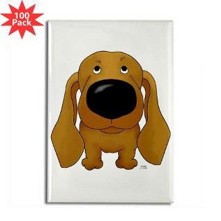 big nose dachshund rectangle magnet 100 pack $ 174 99