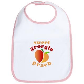 Artistic Gifts  Artistic Baby Bibs  Sweet Georgia Peach Bib