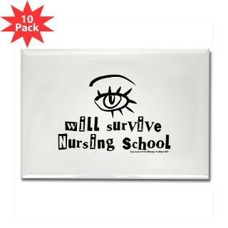 Survive Nursing School  StudioGumbo   Funny T Shirts and Gifts