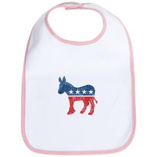 2008 Gifts  2008 Baby Bibs  Democratic Donkey Bib