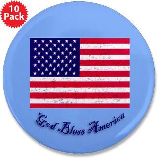 God Bless America 2.25 Button (10 pack)