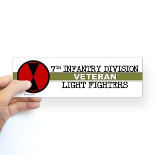 7Th Infantry Division Stickers  Car Bumper Stickers, Decals