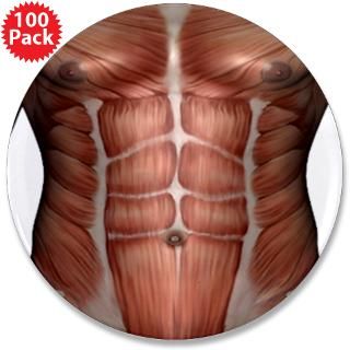 Muscle Chest 3.5 Button (100 pack)