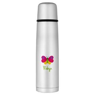 Baby Gifts  Baby Drinkware  Robyn The Butterfly Large Thermos