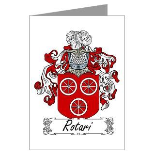 Rotari Family Crest Greeting Cards (Pk of 10)