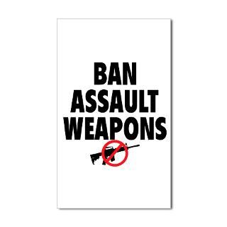 BAN ASSAULT WEAPONS Sticker by scarebaby