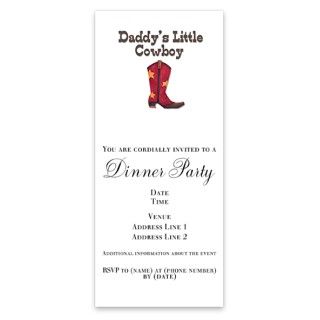 Daddys Little Cowboy Invitations by Admin_CP4030308