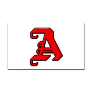 Scarlet Letter   Rectangle Sticker