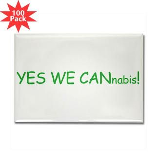 yes we cannabis rectangle magnet 100 pack $ 181 99