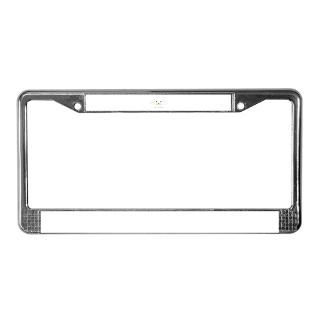 bunny face   lop ears License Plate Frame