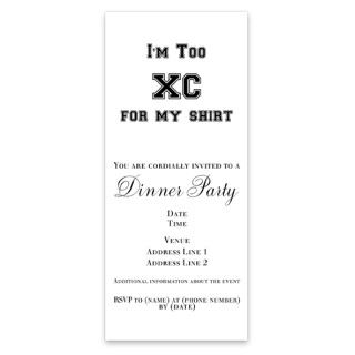 Too XC For My Shirt Invitations by Admin_CP1185296