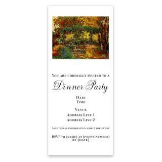 Claude Monet Invitations  Claude Monet Invitation Templates