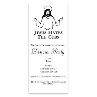 Jesus Hates The Cubs Invitations by Admin_CP4649722