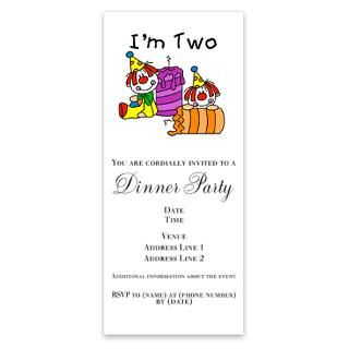 Happy 2Nd Birthday Invitations  Happy 2Nd Birthday Invitation