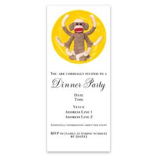 Sock Monkey Invitations  Sock Monkey Invitation Templates