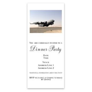 USAF C 17 GLOBEMASTER lll Invitations by Admin_CP4504351