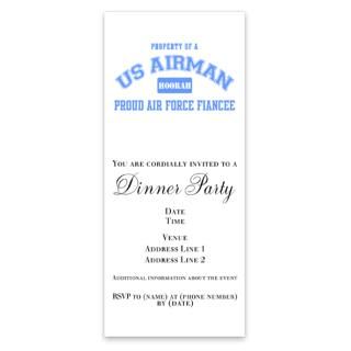 Proud Air Force Fiance Invitations by Admin_CP5284611