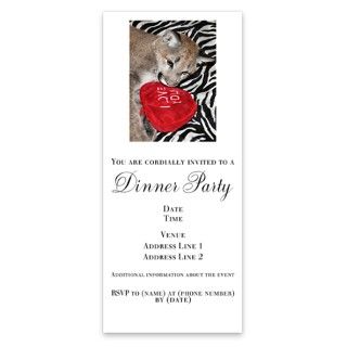 Cougar Valentines Card Invitations by Admin_CP9916807