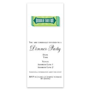 Doublemint Gum Invitations  Doublemint Gum Invitation Templates