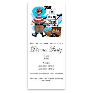 Invitations  Pirates Life 2nd Birthday Invitations