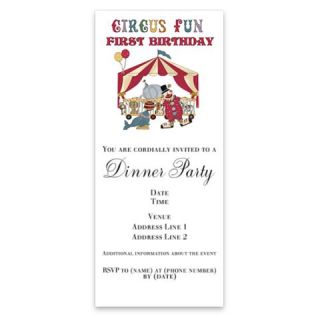 Circus Fun 1st Birthday Invitations by Admin_CP1147651  506897963