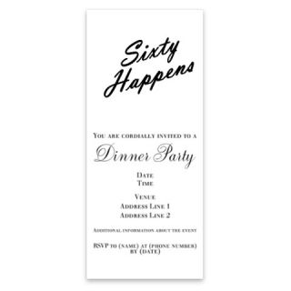 sixty happens   60th birthday Invitations by Admin_CP49581  506857513