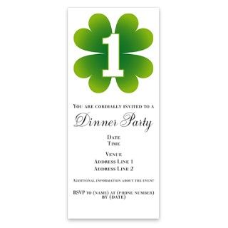 St. Patricks Day 1st Birthday Invitations by Admin_CP119139